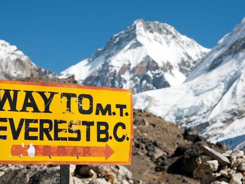 Everest base camp trek